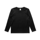 Kids Staple L/s Tee - Black