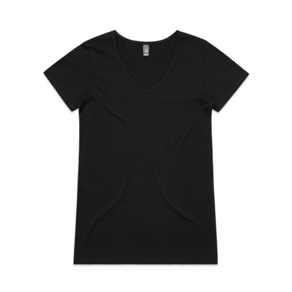 Wo's Bevel V Neck Tee - Image 17