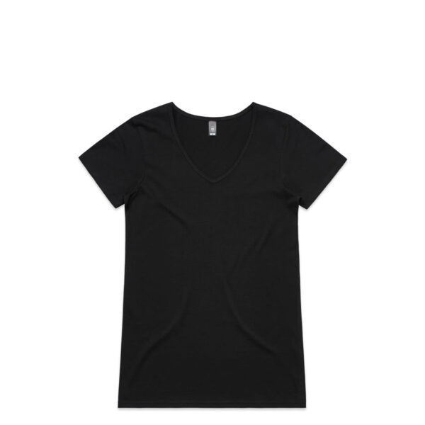 Wo's Bevel V Neck Tee - Image 7