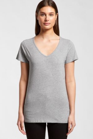 Wo's Bevel V Neck Tee