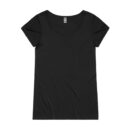 Wo's Note Tee - Black