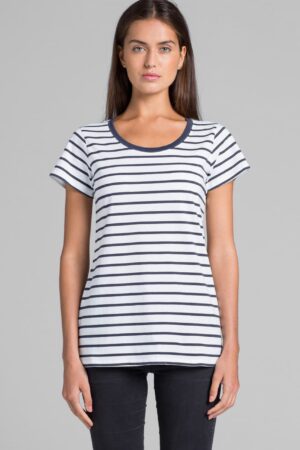 Wo's Loop Stripe Tee