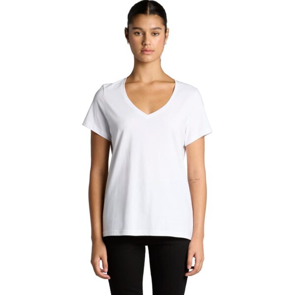 Wo's Maple V Neck Tee - Image 3