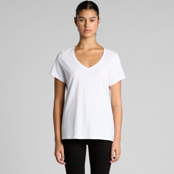 Wo's Maple V Neck Tee - Image 2
