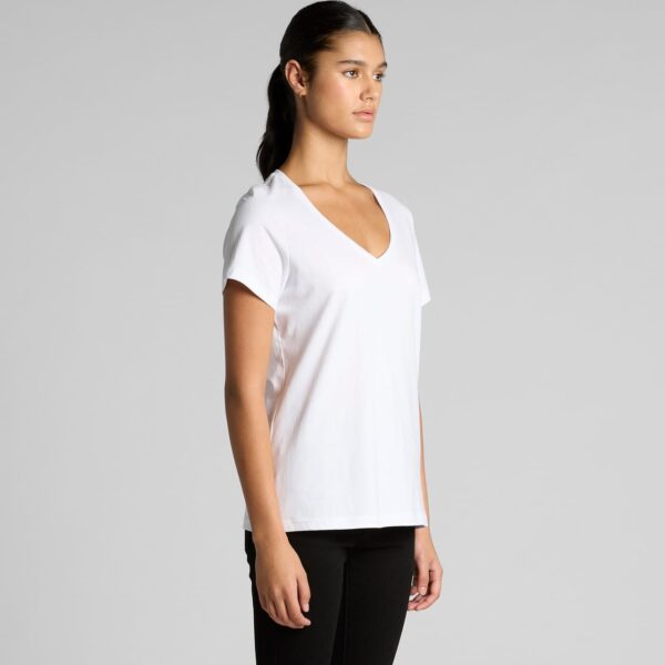 Wo's Maple V Neck Tee - Image 4