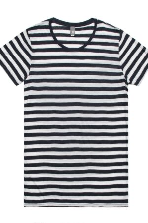 Wo's Basic Stripe Tee