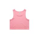 Wo's Crop Singlet - Bubblegum