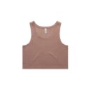 Wo's Crop Singlet - Hazy Pink