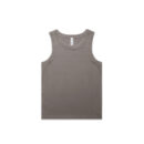 Wo's Faded Organic Rib Tank - Faded Grey