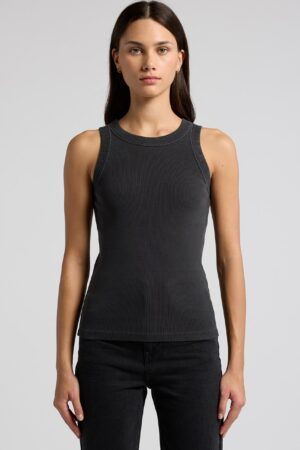 Wo's Faded Organic Rib Tank