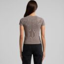 Wo's Faded Organic Rib Tee