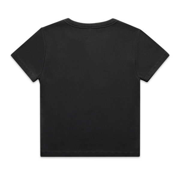 Wo's Faded Organic Rib Tee - Image 9