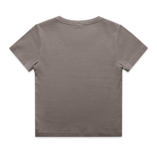 Wo's Faded Organic Rib Tee - Image 11