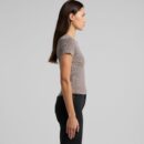 Wo's Faded Organic Rib Tee