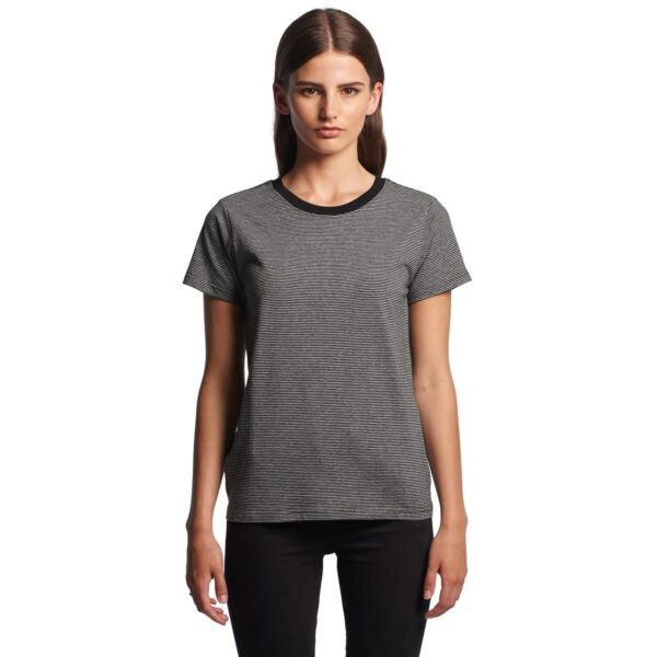 Wo's Line Stripe Tee - Image 3