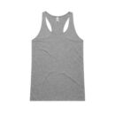 Wo's Balance Racerback Singlet - Grey Marle
