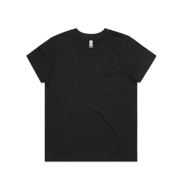 Wo's Square Pocket Tee - Image 17