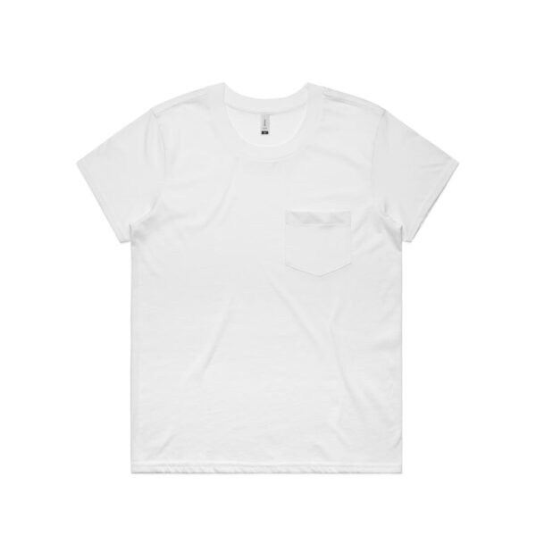 Wo's Square Pocket Tee - Image 25