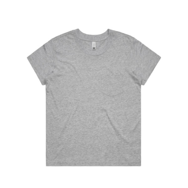 Wo's Square Pocket Tee - Image 10