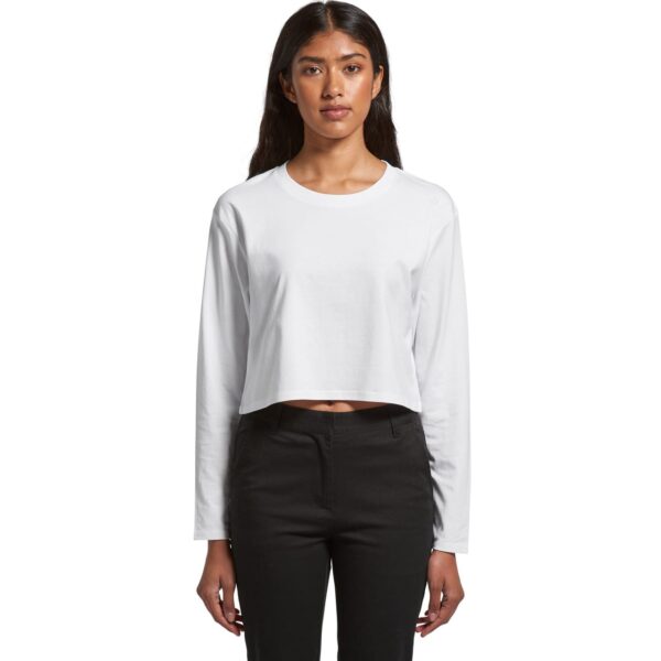 Wo's Crop L/s Tee - Image 3