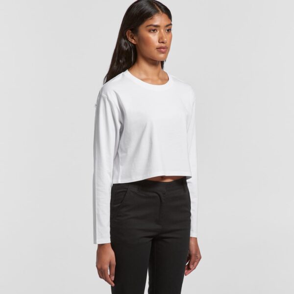 Wo's Crop L/s Tee - Image 4