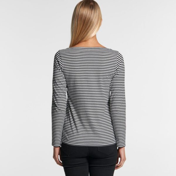 Wo's Bowery Stripe L/s Tee - Image 6