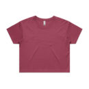 Wo's Crop Tee - Berry