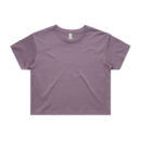 Wo's Crop Tee - Mauve