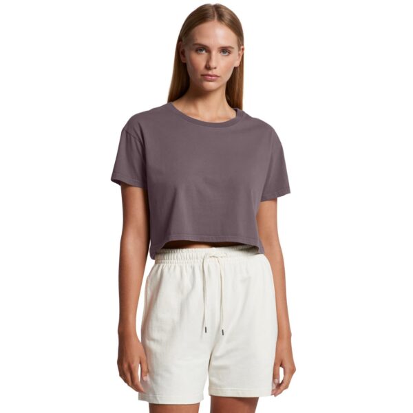 Wo's Faded Crop Tee - Image 3