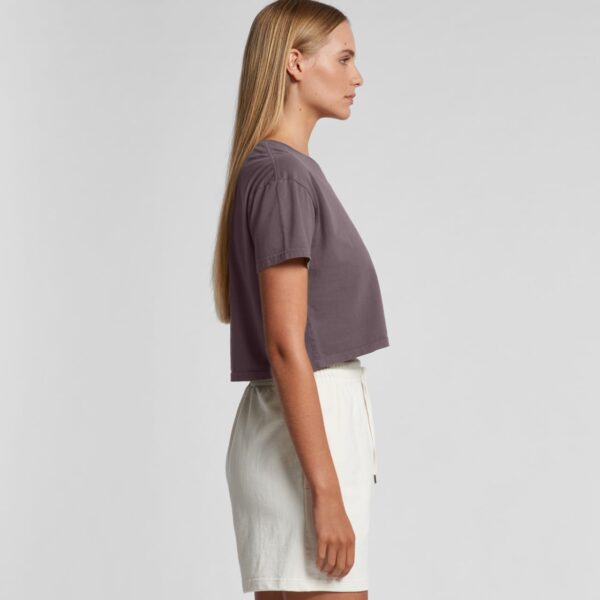 Wo's Faded Crop Tee - Image 5