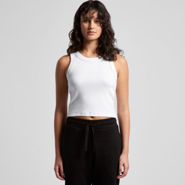 Wo's Organic Rib Crop Tank - Image 2