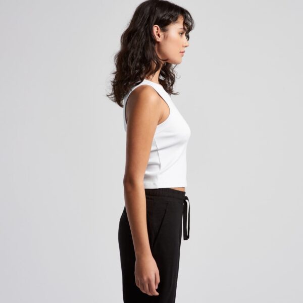 Wo's Organic Rib Crop Tank - Image 5