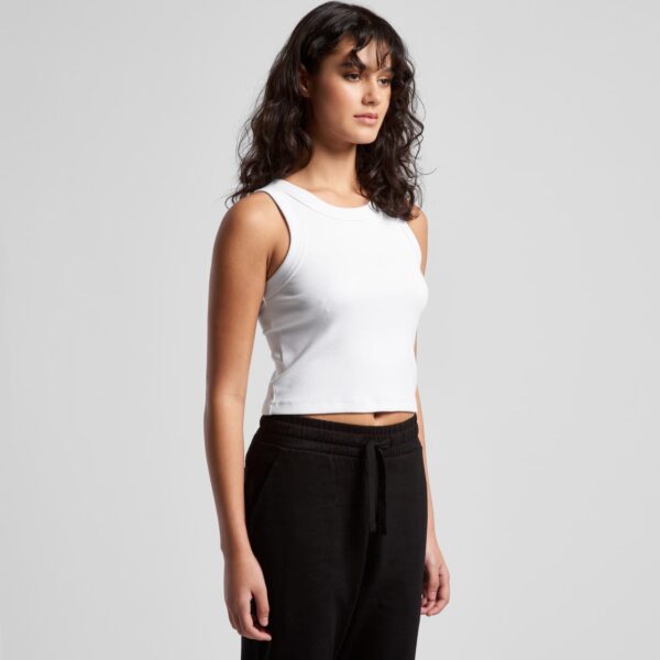 Wo's Organic Rib Crop Tank - Image 4
