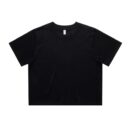 Wo's Classic Crop Tee - Black