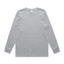 Wo's Classic L/s Tee - Grey Marle