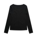 Wo's Organic Rib L/s Tee