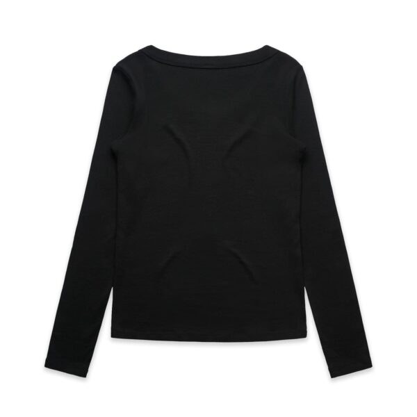 Wo's Organic Rib L/s Tee - Image 9