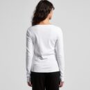 Wo's Organic Rib L/s Tee