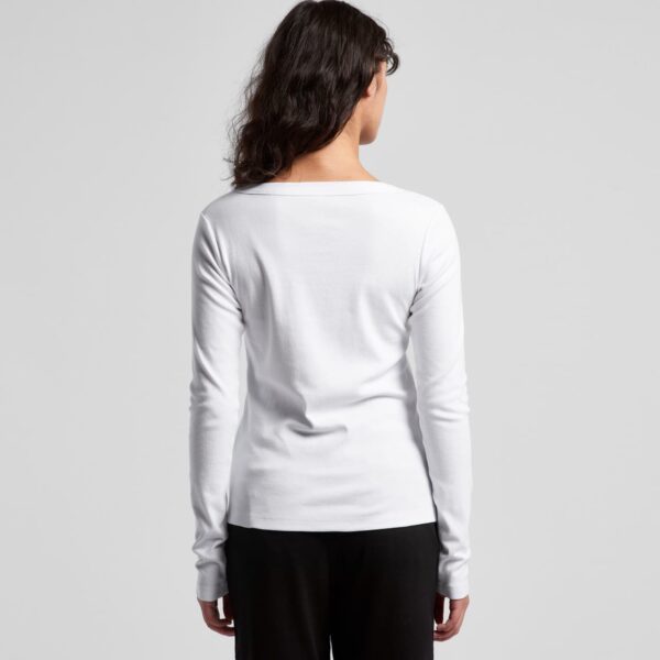 Wo's Organic Rib L/s Tee - Image 6