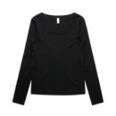 Wo's Organic Rib L/s Tee