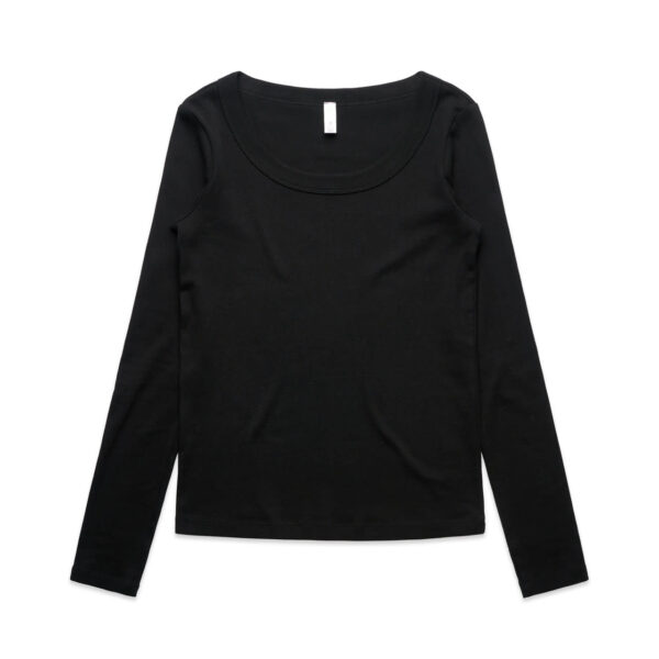 Wo's Organic Rib L/s Tee - Image 12