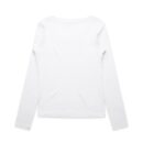 Wo's Organic Rib L/s Tee
