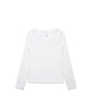 Wo's Organic Rib L/s Tee