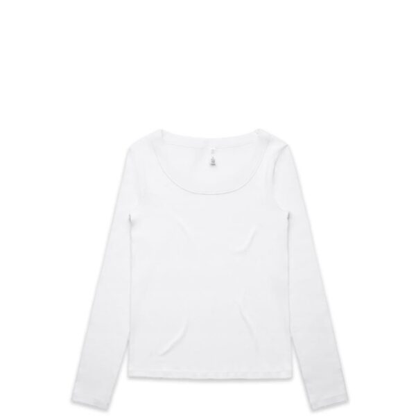 Wo's Organic Rib L/s Tee - Image 7