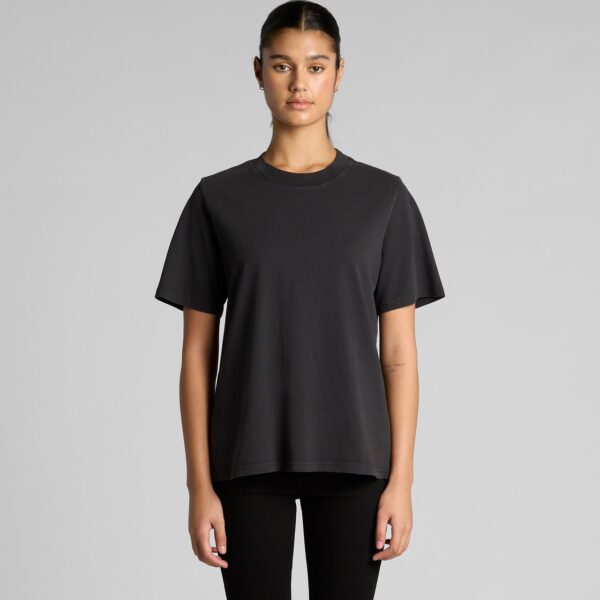 Wo's Heavy Faded Tee - Image 2