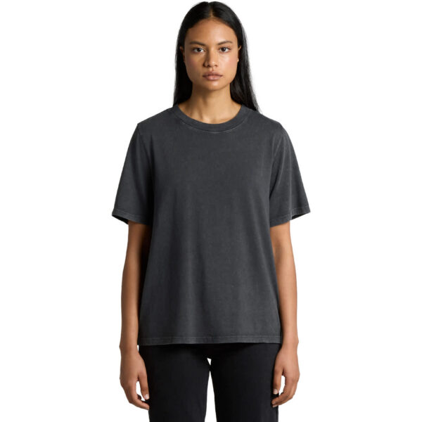 Wo's Stone Wash Heavy Tee - Image 3