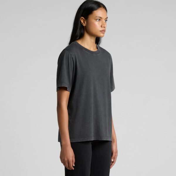 Wo's Stone Wash Heavy Tee - Image 4