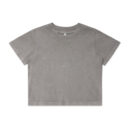 Wo's Stone Wash Heavy Crop Tee