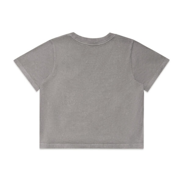 Wo's Stone Wash Heavy Crop Tee - Image 12