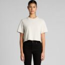 Wo's Heavy Faded Crop Tee